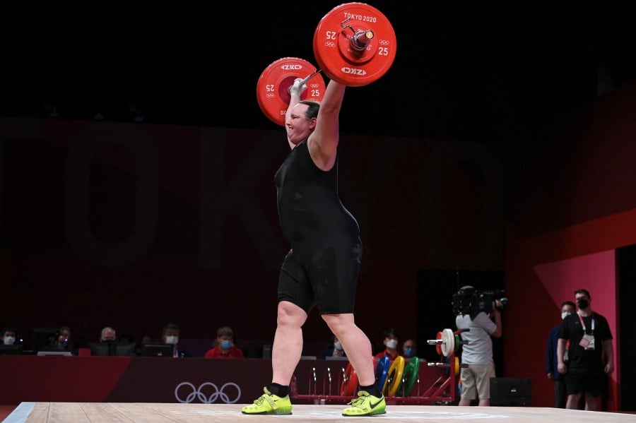 Transgender weightlifter Hubbard out of Olympic final