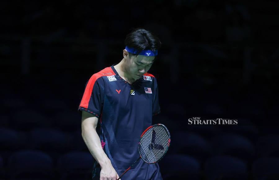 World No. 11 Lee Zii Jia's bid to reach his first semi-final of the year was foiled again when he crashed out today in the last eight of the Badminton Asia Championships in Ningbo, China. - NSTP file pic
