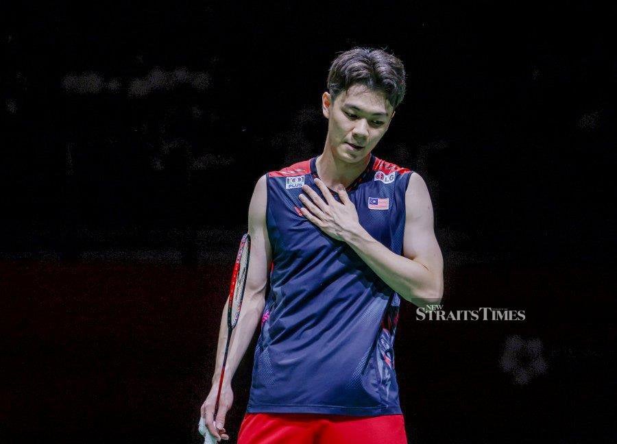 Lee Zii Jia admitted he still has some catching up to do before he can compare himself to world No. 1 Viktor Axelsen of Denmark. - NSTP/ASWADI ALIAS