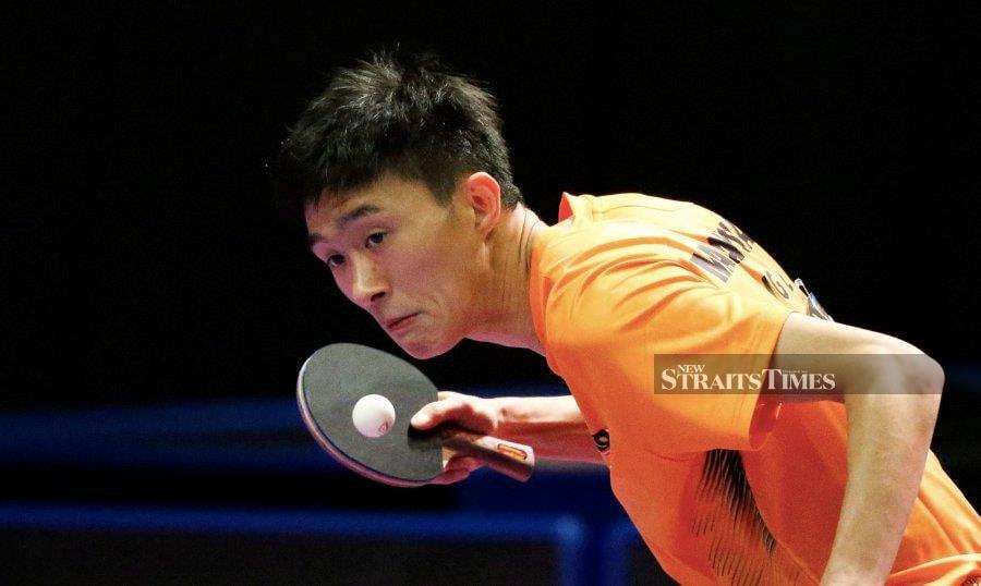 Injuries have forced Leong Chee Feng to quit the national table tennis team after 10 years. - NSTP file pic