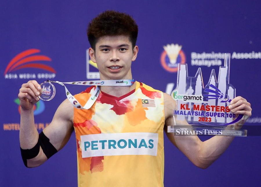 Shuttler Jun Hao targets top 32 after winning KL Masters | New Straits ...