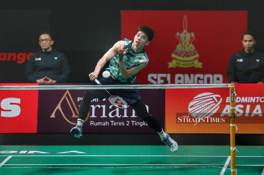 Leong Jun Hao may not be in the same league as some of the big stars in world badminton, but the former Asian junior champion has a lot of heart. - NSTP/SAIFULLIZAN TAMADI