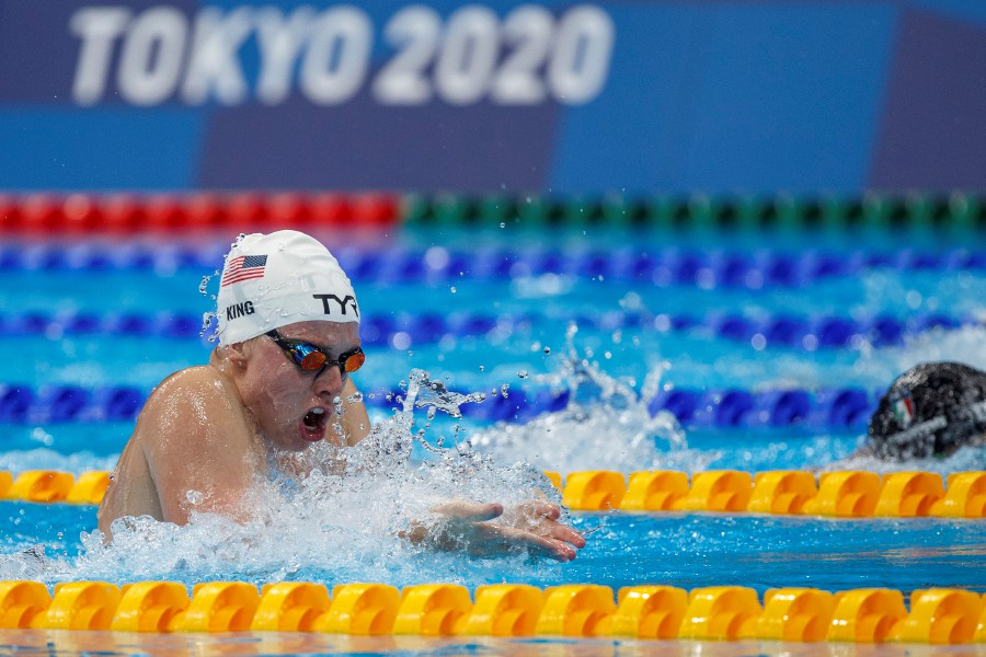 Ledecky edges Titmus in 400 free heats as Olympic records tumble New