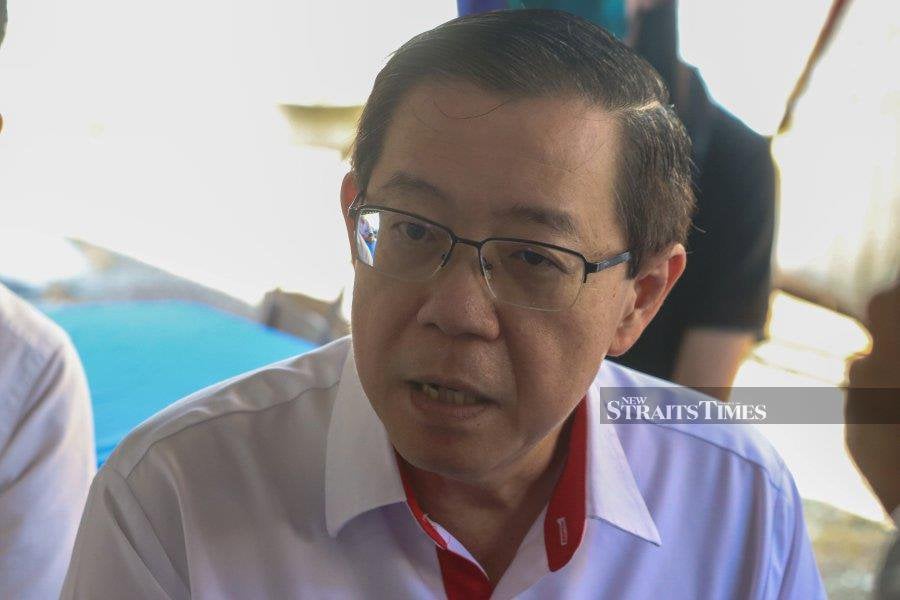 Penang voters must teach Perikatan Nasional (PN) and Pas a lesson via the July state elections for their insults of doubting Penang's sovereignty and indirectly disputing the legitimacy of the Federal Constitution, DAP national chairman Lim Guan Eng said. - NSTP/DANIAL SAAD