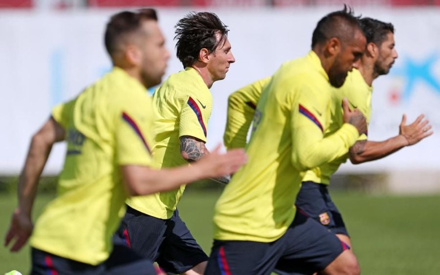 Messi Back In Barca Training Ahead Of Mallorca Restart