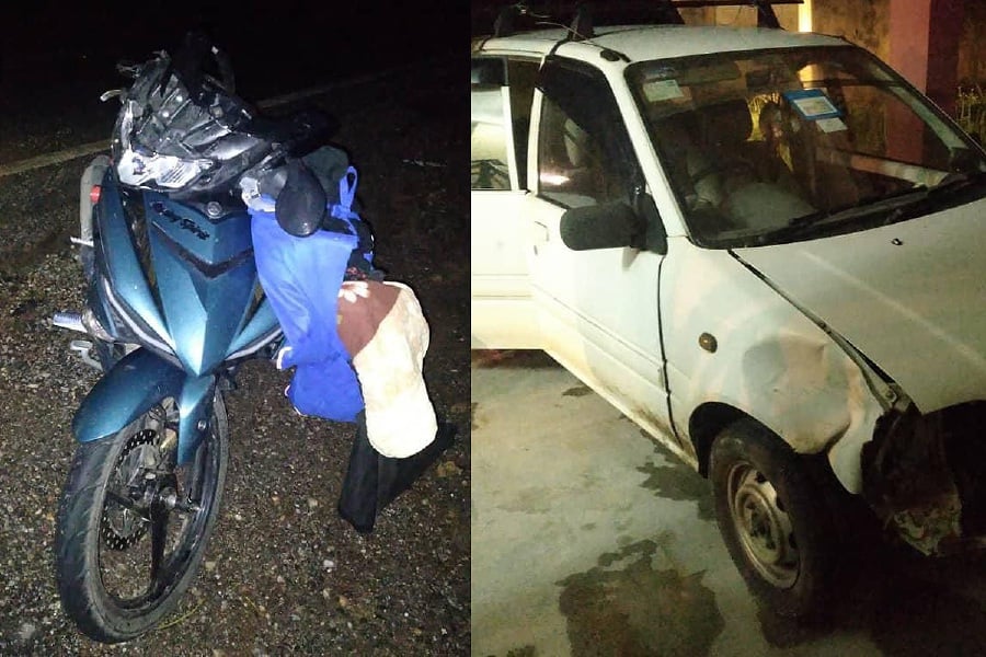 An Orang Asli teenager died and his sibling was critically injured when their motorcycle collided with a car at Km30 of Jalan Lipis-Sungai Koyan in Kampung Sungai Ular here on Friday.