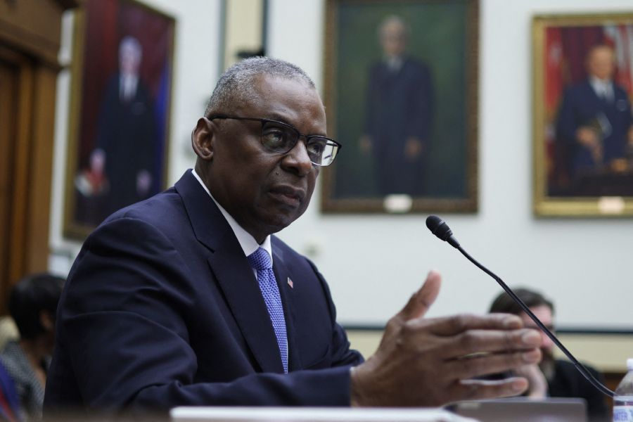 U.S. Defense Secretary Lloyd Austin testifies during a hearing before the House Armed Services Committee at the Rayburn House Office Building in Washington, DC. The committee held a hearing on A Review of Defense Secretary Austin’s Unannounced Absence. — AFP pic