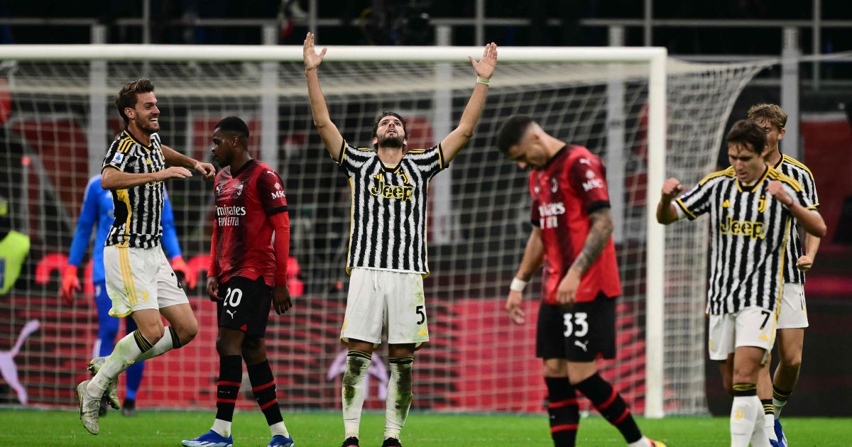 Tearful Locatelli sinks 10-man Milan as Juve close in on leaders Inter