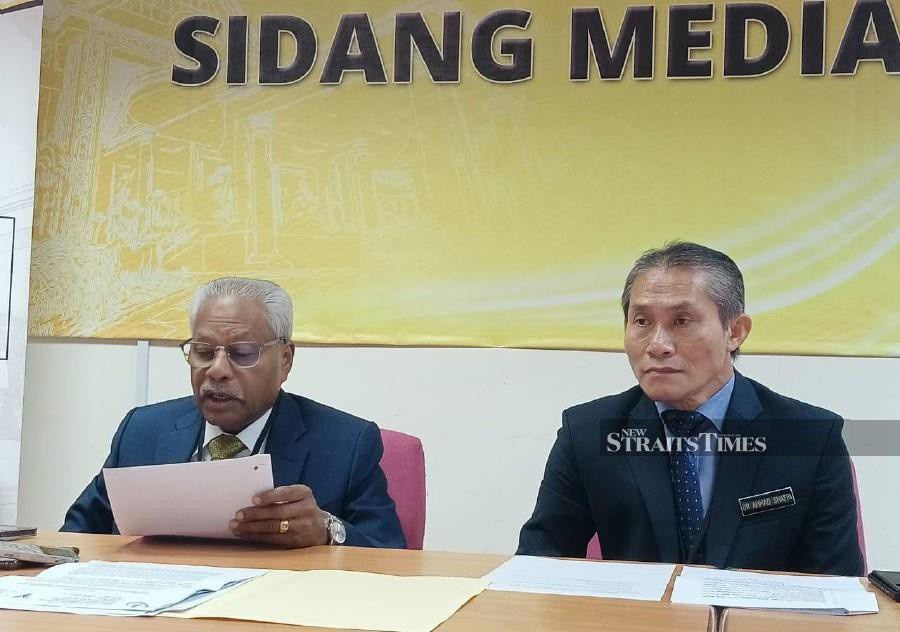 State Human Resources, Health and Indian Community Affairs Committee chairman A. Sivanesan, said 18 positive cases of ASF have been reported in commercial pig farms, involving several phases of the disease. NSTP/MUHAMAD LOKMAN KHAIRI.