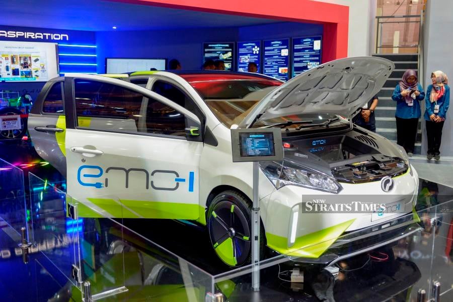 Accompanying the revelation was the public unveiling of the brand's Electric Motion Online or emo-1 model at the Malaysia Autoshow 2024 held at MAEPS, Serdang. -- NSTP/AIZUDDIN SAAD