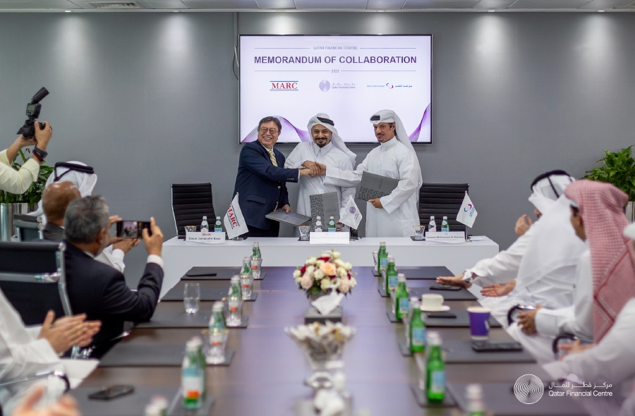 Malaysian Rating Corporation Bhd (MARC) has collaborated with Qatar Financial Centre Authority (QFCA) and Qatar Stock Exchange (QSE) to outline a comprehensive framework for cooperation. 