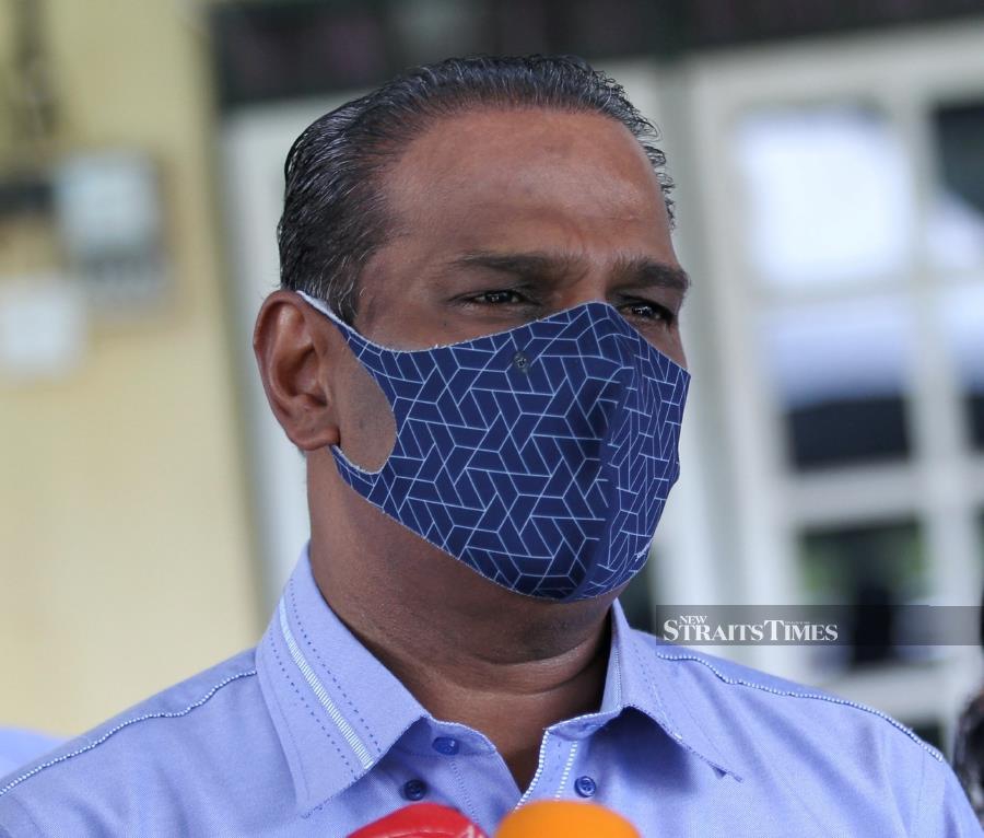 Human Resources Minister Datuk Seri M. Saravanan said employers have a right to require their employees to take the Covid-19 vaccine to prevent the spread of the virus in the workplace. - NSTP/SHARUL HAFIZ ZAM