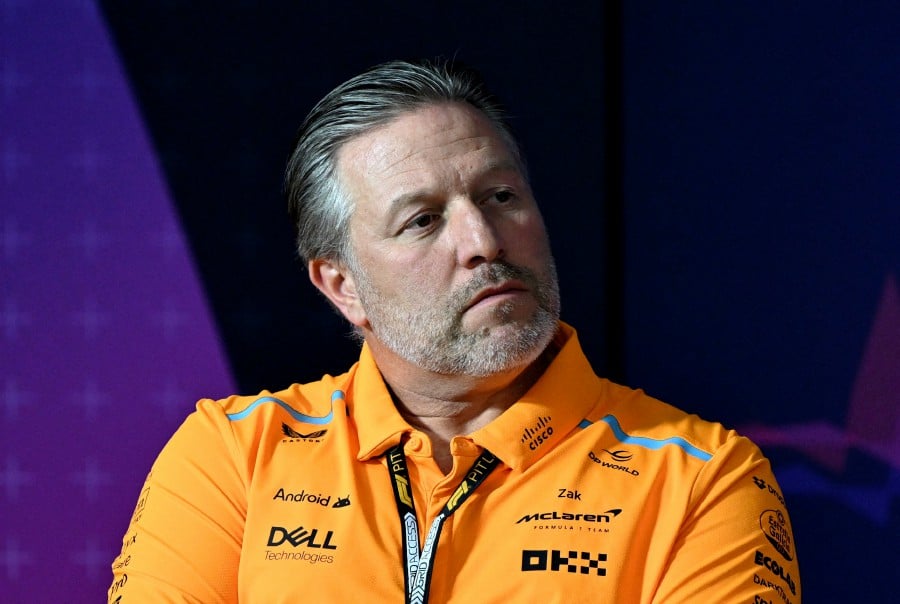 McLaren chief executive officer Zak Brown during a press conference. REUTERS PIC