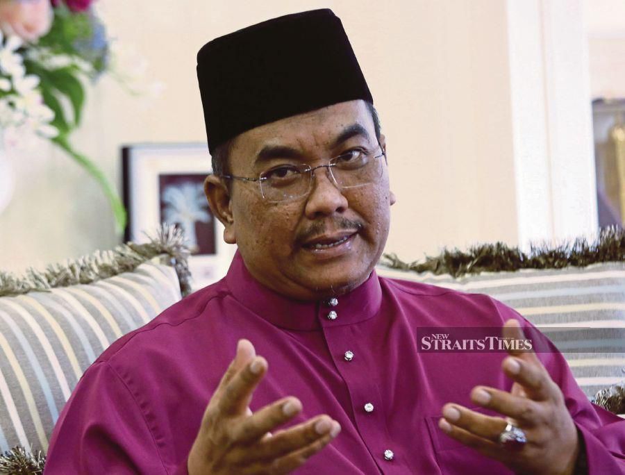 Datuk Seri Muhammad Sanusi Md Nor denied that he had approved logging concessionS since assuming the menteri besar post in May 2020.  - NSTP file pic