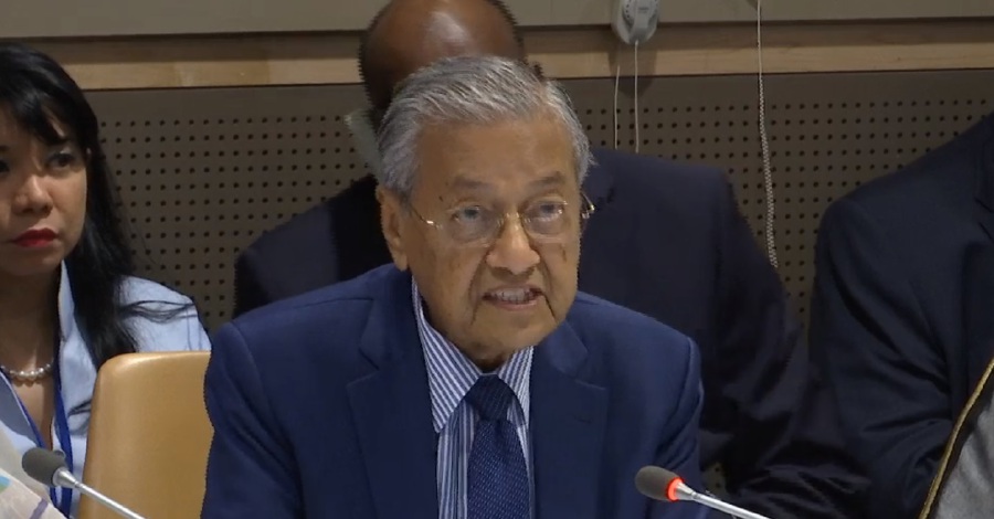 The UN’s silence on the Rohingya crisis is deafening, Prime Minister Tun Dr Mahathir Mohamad said, adding that the 75-year-old organisation has not fulfilled its purpose of preventing such man-made atrocities. -- Screen capture photo from RTM’s video