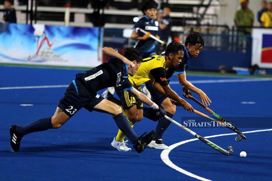 Malaysia’s hopes of defending the Sultan Azlan Shah (SAS) Cup ended after going down 2-1 to Japan in their penultimate round robin match at the Azlan Shah Stadium on Wednesday. - NSTP/ L.MANIMARAN