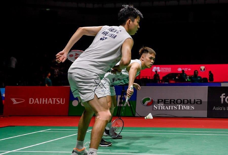 Man Wei Chong-Tee Kai Wun capped their impressive week in Jakarta with a second-place finish at the Super 1000 Indonesia Open. - NSTP/ASYRAF HAMZAH