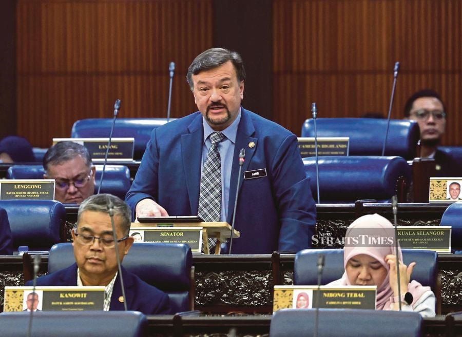Finance Minister II Datuk Seri Amir Hamzah Azizan says the financial incentive for sugar manufacturers is a temporary measure to ensure continuity of supply, and price of sugar for consumers.- Bernama pic