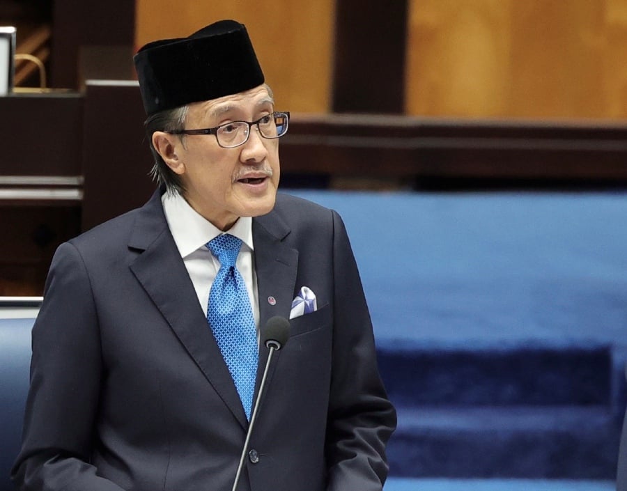 Sabah Finance Minister Datuk Seri Masidi Manjun. - Bernama pic