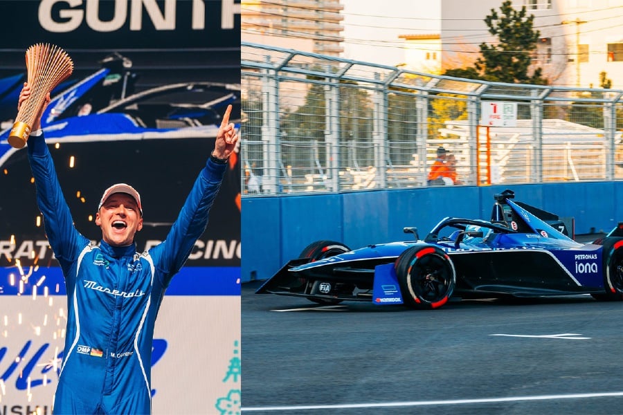 Maserati’s Maximilian Guenther took victory in Formula E’s first race in Japan today to become the all-electric championship’s fifth different winner in as many races. - Pic courtesy from Maserati’s Facebook