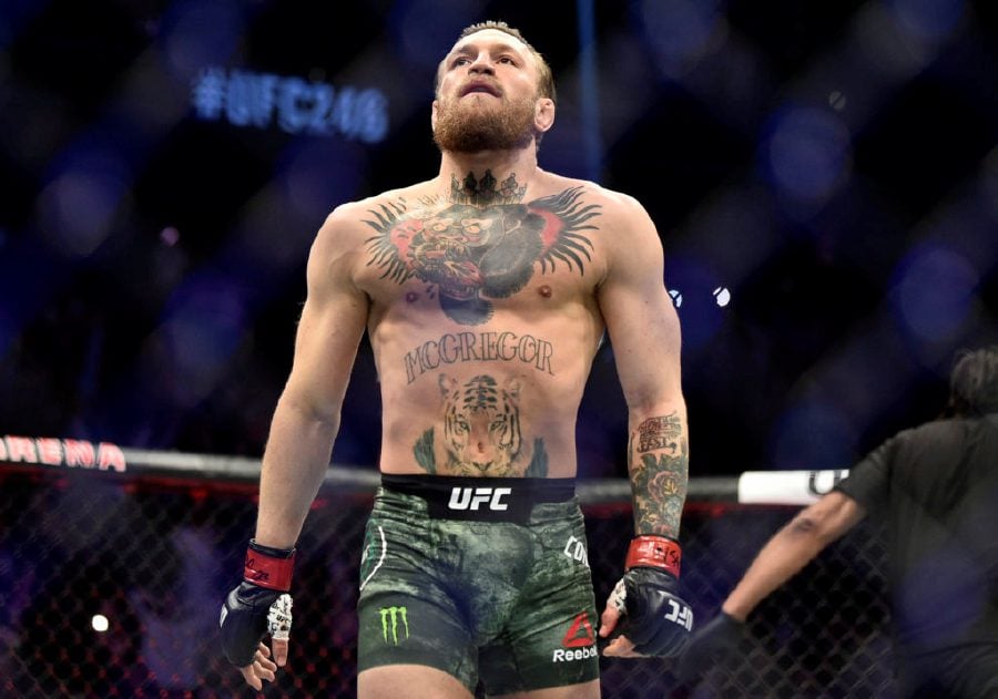  Conor McGregor will face Dustin Poirier in Las Vegas in July. - AFP pic