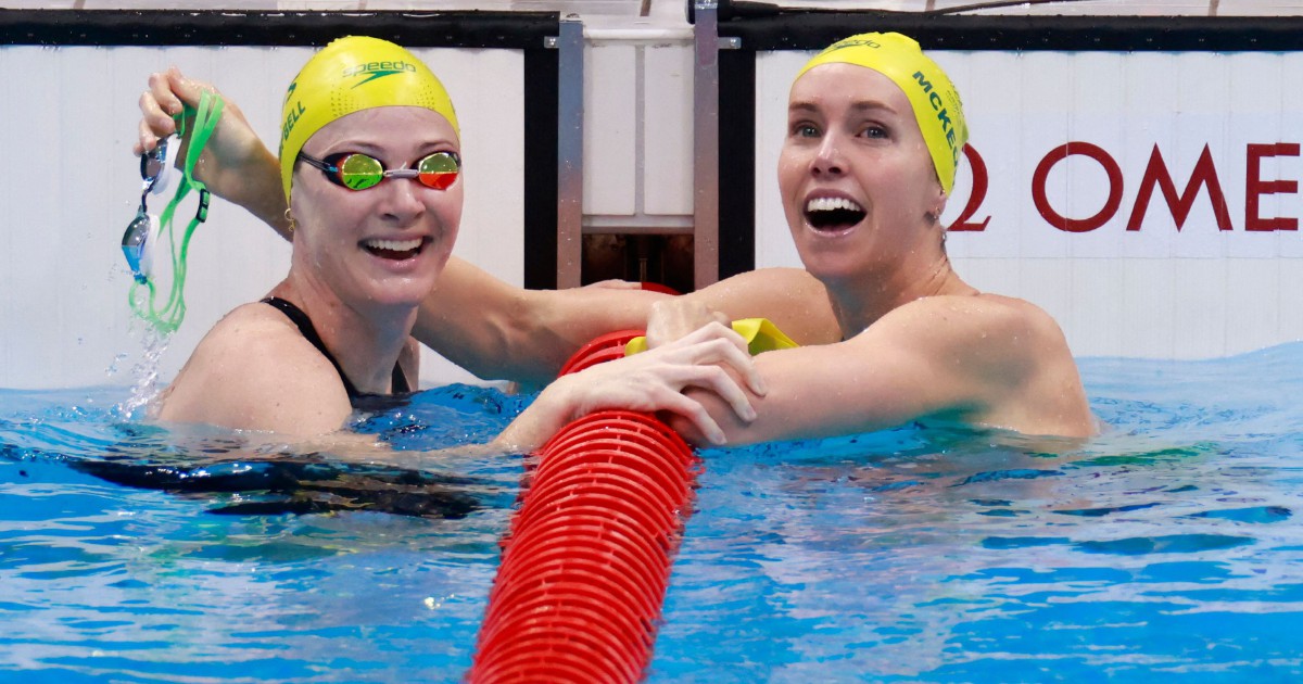 Dazed Australian McKeon wins women's Olympic 100m freestyle