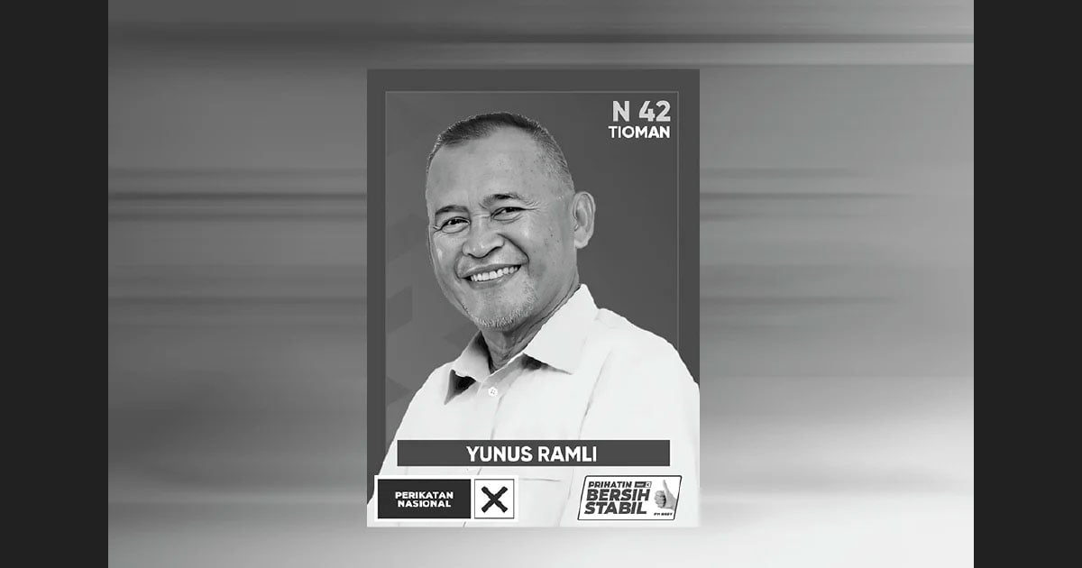 Tioman state seat candidate, Md Yunus Ramli - Courtesy pic