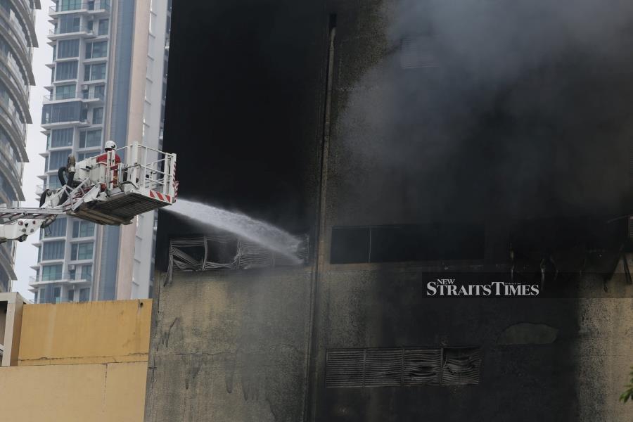 Fire on second level of Mid Valley Megamall under control