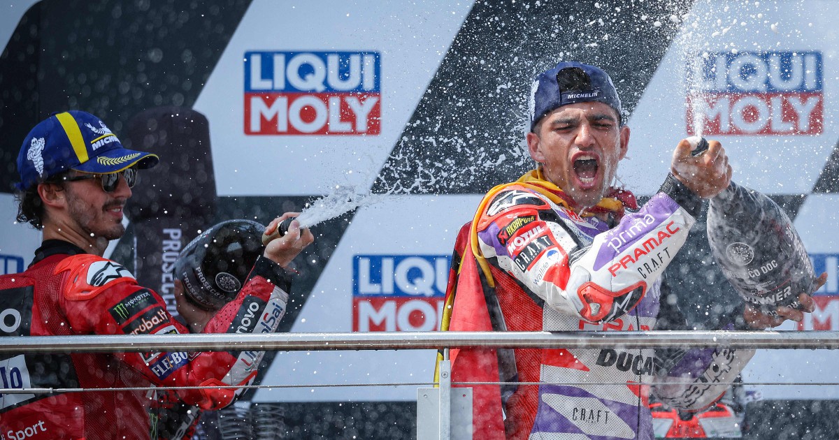 Martin Holds Off Bagnaia To Win German MotoGP | New Straits Times ...