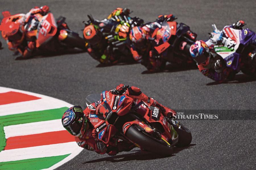British private investment company Bridgepoint Group is in advanced talks to sell Dorna Sports, which holds the commercial rights to MotoGP, in a bid to raise 3.5 billion pounds (US$4.43 billion), Sky News reported on Saturday.  (Photo by Filippo MONTEFORTE / AFP)