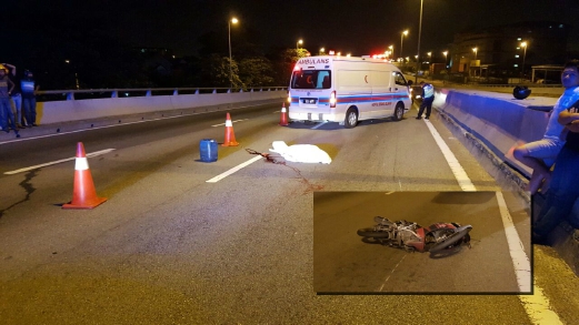 Motorcyclist Dies After Being Flung 15-metres From Bike | New Straits ...