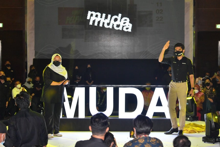 The Malaysian United Democratic Alliance (Muda) will be using its own logo for the 15th General Election (GE15). - Bernama file pic