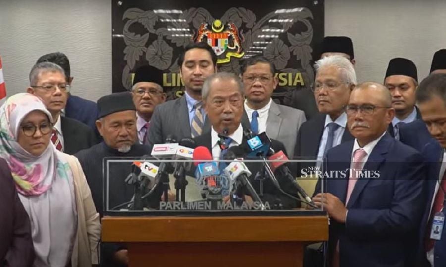The six seats held by Bersatu rebels will not be vacated despite a notice issued by the party, as confirmed by Perikatan Nasional (PN) chairman and Bersatu president Tan Sri Muhyiddin Yassin. - Parlimen Malaysia screenshot