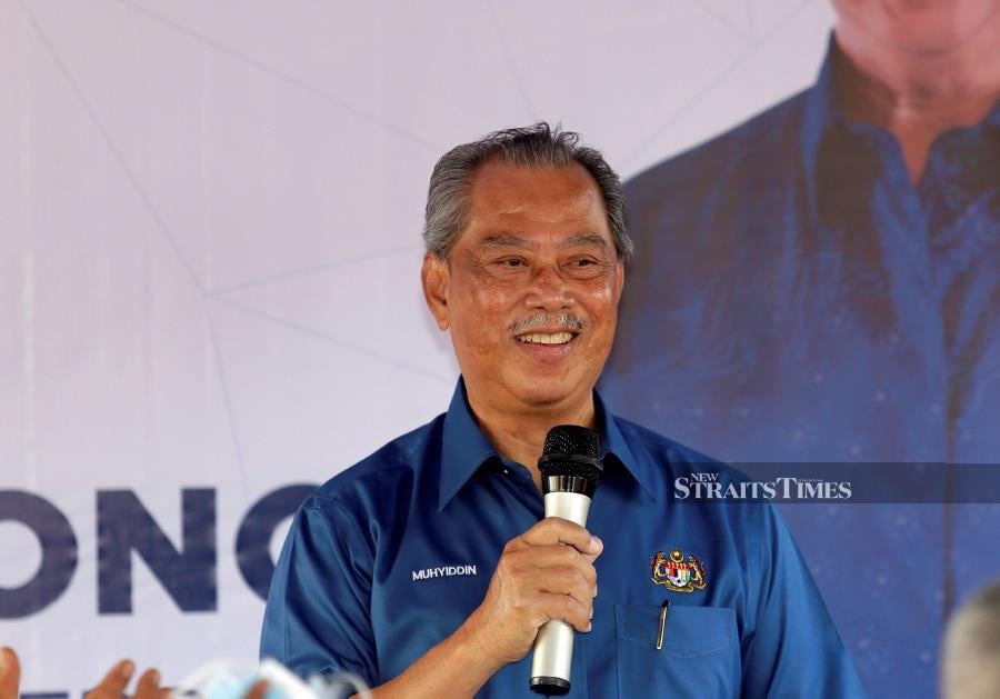 Prime Minister Tan Sri Muhyiddin Yassin. - STR/NUR AISYAH MAZALAN