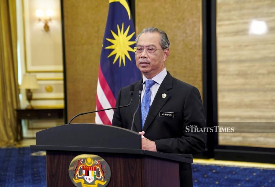Prime Minister Tan Sri Muhyiddin Yassin says he is pleased to see that Iskandar Malaysia has taken efforts to reinforce its focus on high impact initiatives. - BERNAMA pic