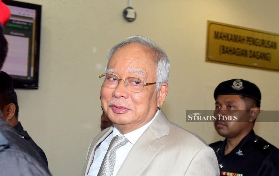 Former Prime Minister Datuk Seri Najib Razak rues over the squandering of RM338 million in government funds on immigration systems.  NSTP/HAIRUL ANUAR RAHIM