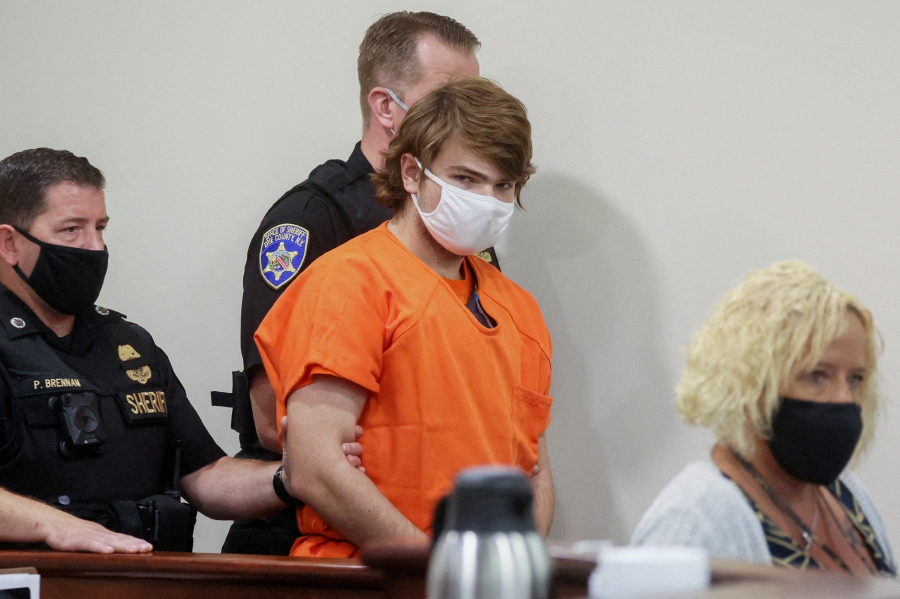 (FILE PHOTO) Buffalo shooting suspect, Payton Gendron, appears in court accused of killing 10 people in a live-streamed supermarket shooting in a Black neighborhood of Buffalo, New York, U.S. (REUTERS/Brendan McDermid/File Photo)