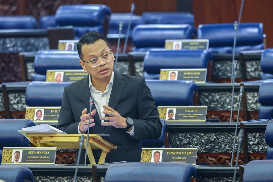 In a written reply, Natural Resources, Environment and Climate Change Minister Nik Nazmi Nik Ahmad said that the ministry is at preliminary stage of drafting the bill. - Bernama pic