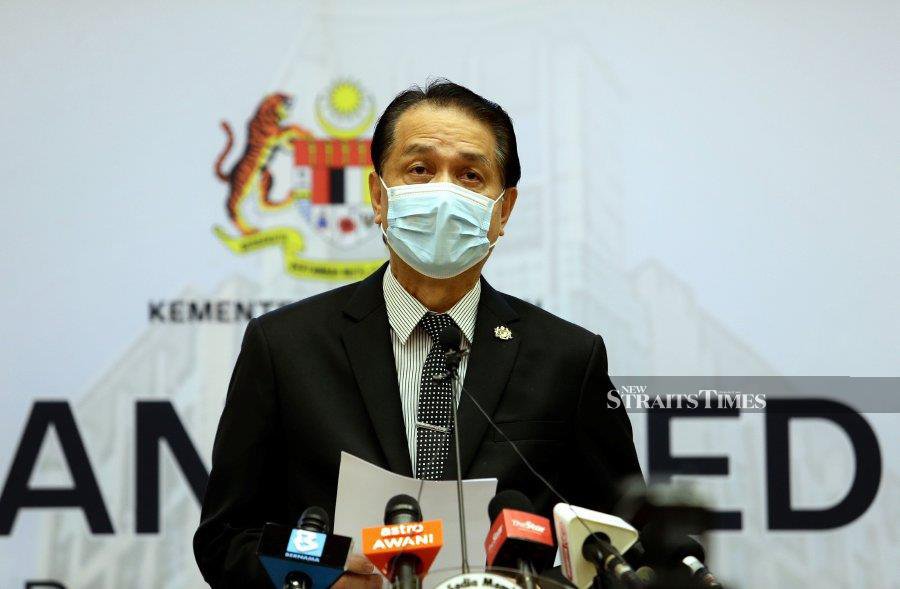Health director-general Tan Sri Dr Noor Hisham Abdullah said two of the three new education-institute linked clusters (which are under the education ministry) were the Jalan Bukit Naga cluster and Jalan Kuala Garing cluster identified in Selangor. - NSTP/MOHD FADLI HAMZAH