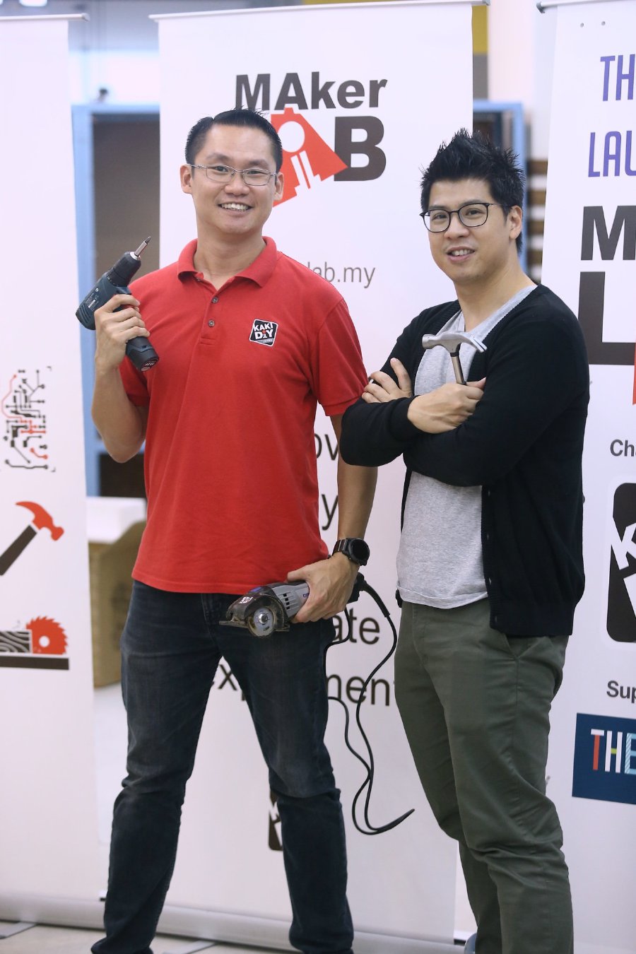 Johnson Lam (left) and Charles Wong.