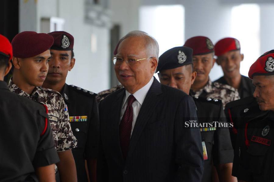 The claims made by former prime minister Datuk Seri Najib Razak that an addendum in a recent Royal Pardon granted him to serve his remaining jail sentence under house arrest was not discussed during the Cabinet meeting today. - NSTP/FARHAN RAZAK