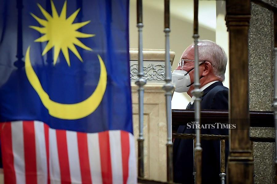 Najib was charged for the first time in the Sessions Court here with three counts of CBT and one charge of abusing his post over SRC International Sdn Bhd’s funds totalling RM42 million. The case was later transferred to the High Court. - BERNAMA pic