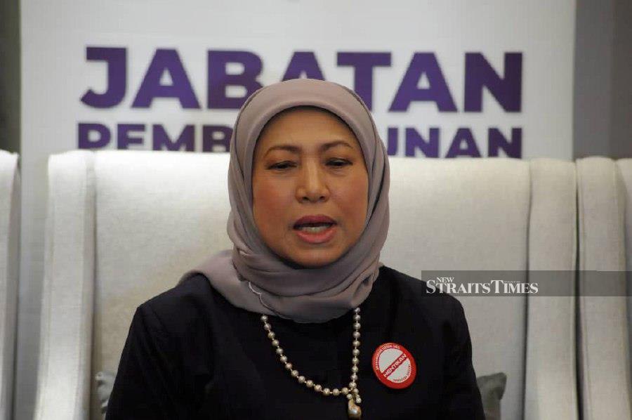Women, Family, and Community Development Minister Datuk Seri Nancy Shukri, in emphasising this issue, said many men were victims of sexual harassment but often feel ashamed or fearful of reporting it. -NSTP/ IZZ LAILY HUSSEIN 