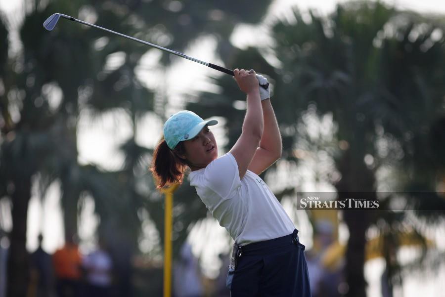 National No. 1 Natasha Andrea Oon has vowed to draw on her big tournament experience in the Maybank Championship as she prepares for her first full season on the LPGA Tour in 2024. - NSTP/ASWADI ALIAS