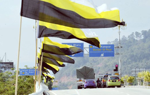 Flag: Perak is all geared up for the enthronement of the 35th Sultan of Perak, Sultan Nazrin Shah. Pix by Muhaizan Yahya