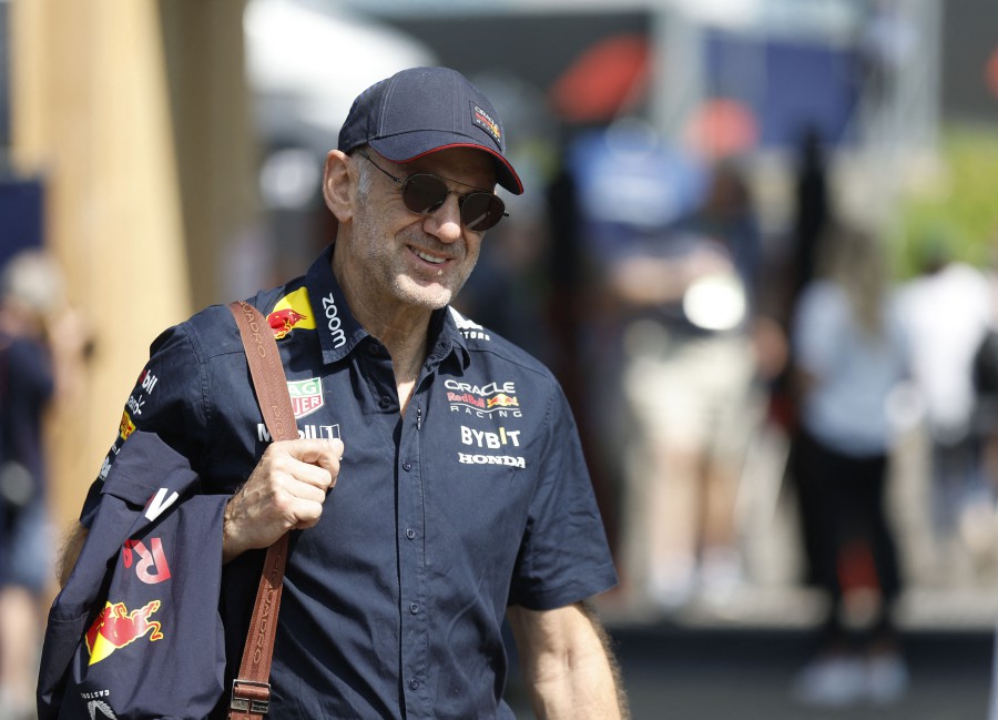 Chief technical officer of the Red Bull Racing F1 team Adrian Newey arrives for the first practice session at the Red Bull race track in Spielberg, Austria, on June 30, 2023, ahead of the Formula One Austrian Grand Prix.-AFP PIC