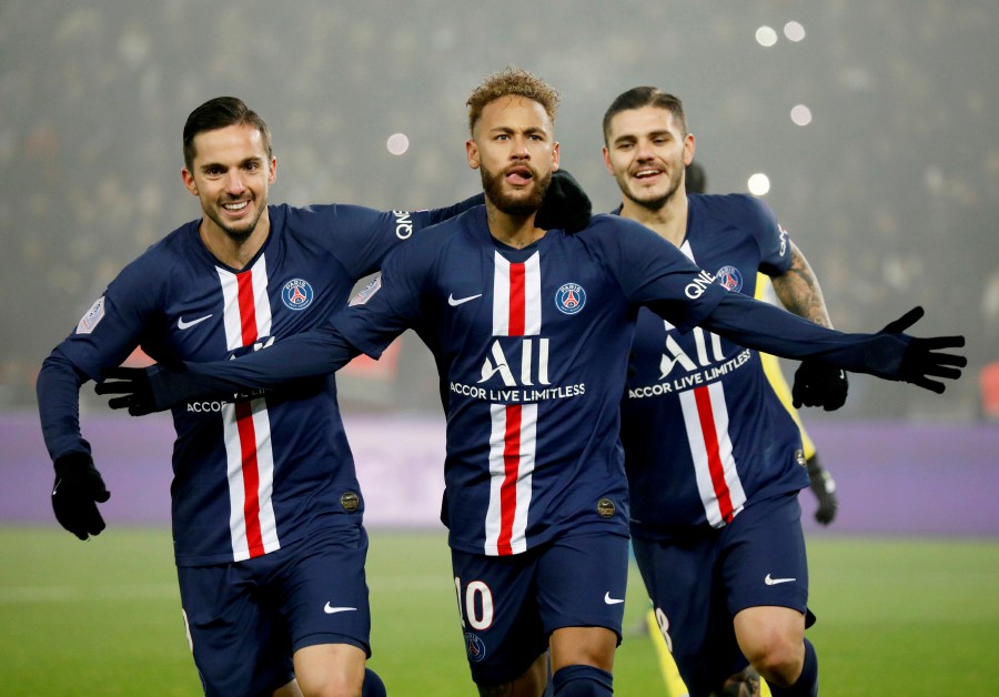 Neymar, Mbappe fire PSG five points clear in Ligue 1 | New Straits ...