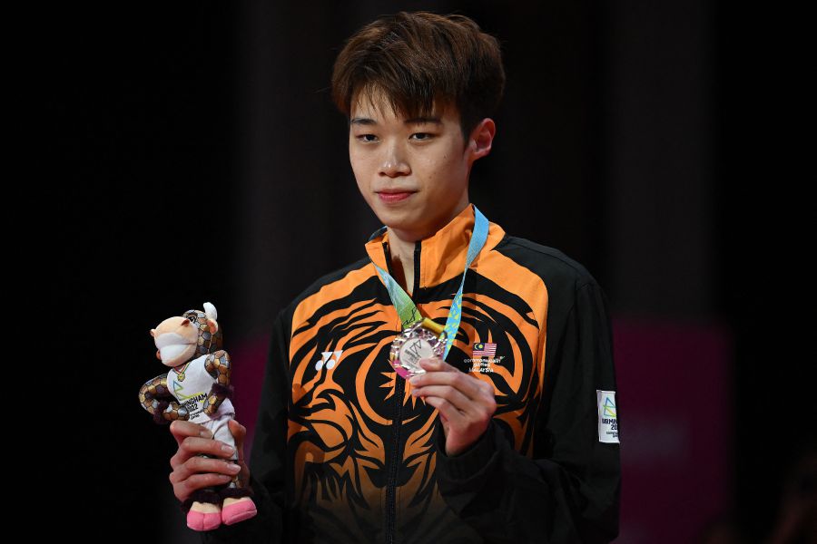 Men’s singles Ng Tze Yong is staying grounded ahead of his World Championships debut in Tokyo this month, despite his two medal exploits at the recent Commonwealth Games in Birmingham. - AFP pic