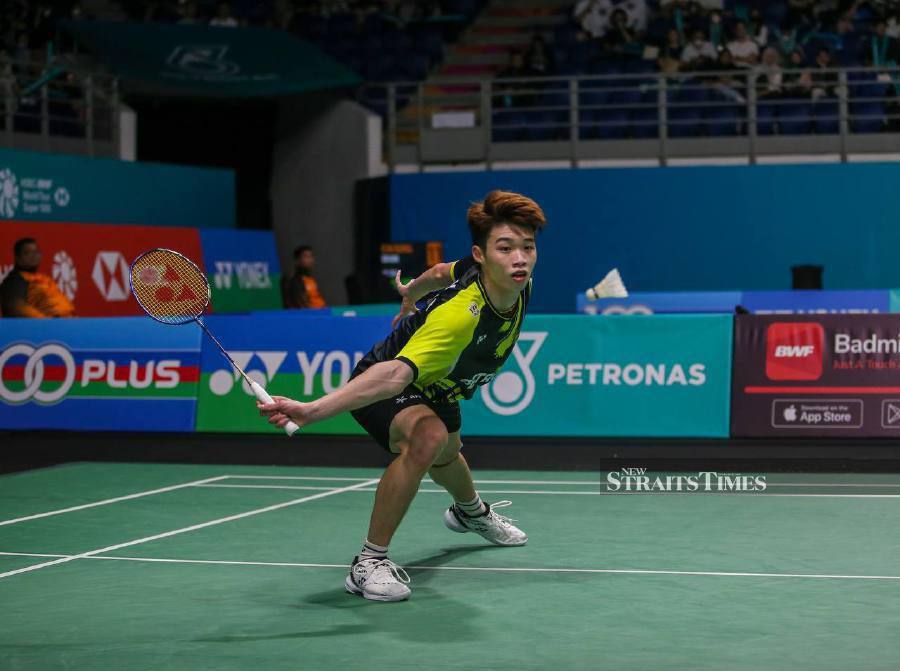 World No. 18 Ng Tze Yong has reached the semi-final of the French Open, his third on the World Tour this season, without having to lift his racquet on Friday. - NSTP file pic