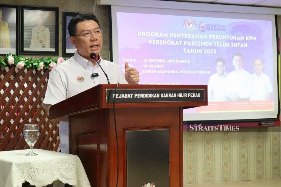 Local Government Development Minister Nga Kor Ming has announced that the groundbreaking ceremony for this pioneering project is scheduled for next year, signifying a transformative leap in urban development. - NSTP/MUHAMAD LOKMAN KHAIRI
